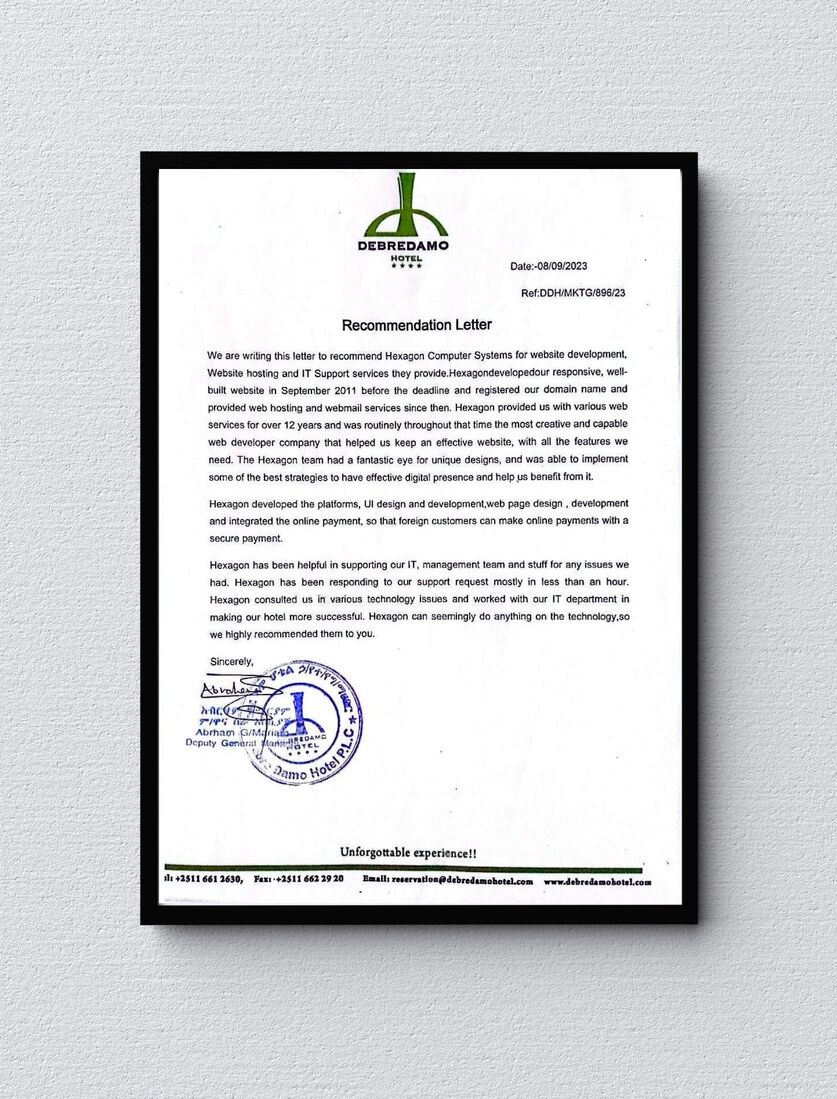 Recommendation Letter