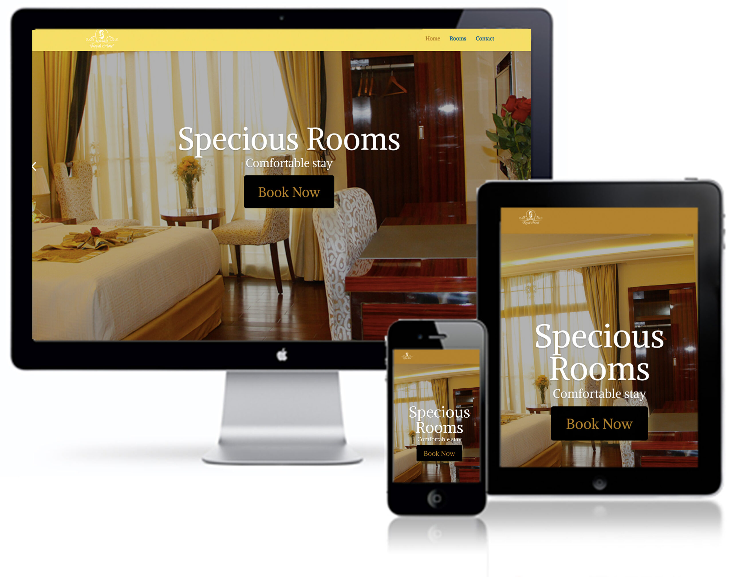 Golden royal Hotel website